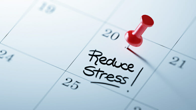 reduce stress with meditation