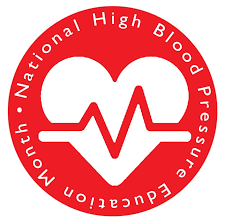 High Blood Pressure Month logo