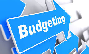 budgeting in the shape of an arrow image for a post-college budget
