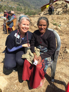 Tina Busby in Nepal