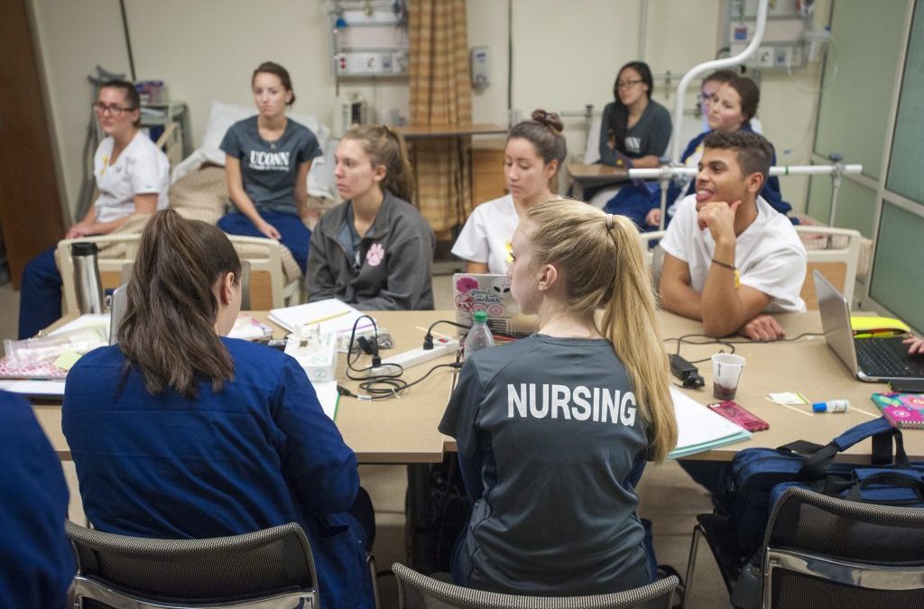 UConn School of Nursing students