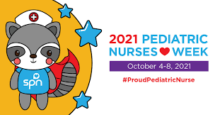 logo for pediatric nurses week