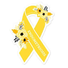 yellow ribbon for endometriosis awareness month