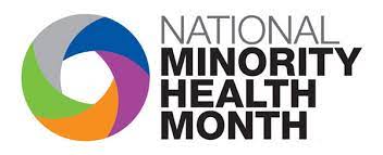 logo for national minority health month
