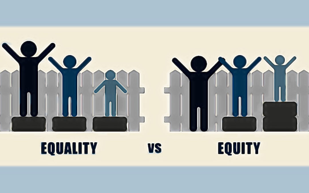 Equality and Equity Concept Illustration.