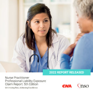 Nurse Practitioner Professional Liability Exposure Claim Report