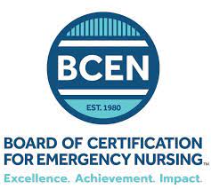 round BCEN logo for critical care transport nursing